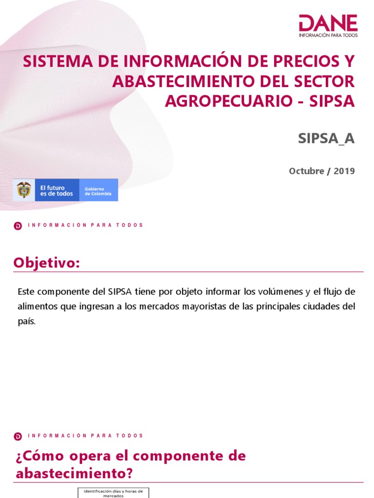 Presentación SIPSA - A | PDF | Camión | Eje
