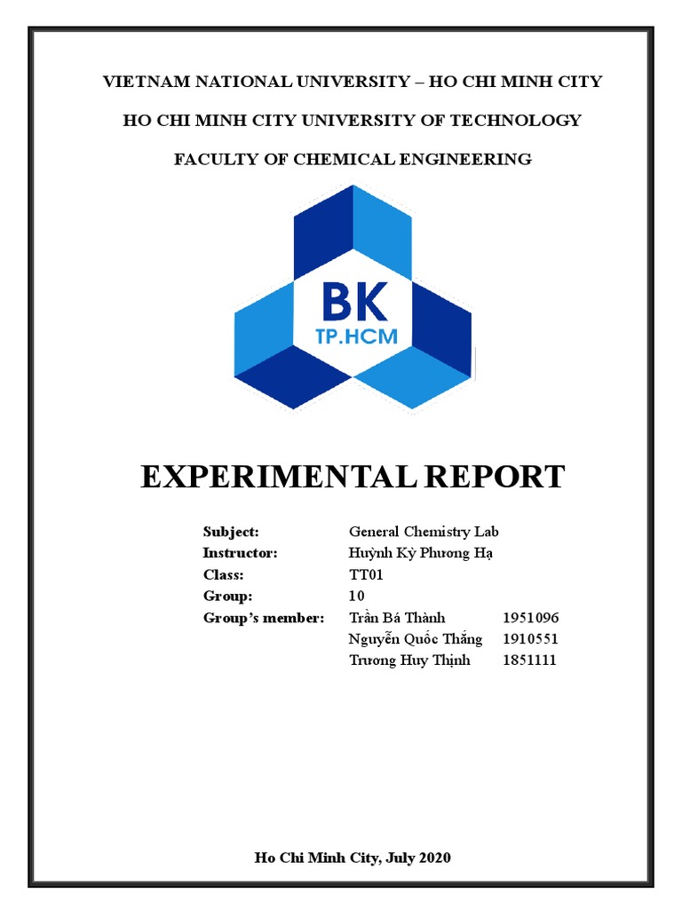 Experimental Report of Unit 2 | PDF | Titration | Chemistry