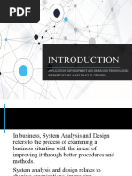 Introduction To Application Development and Emerging Technologies