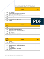 Jadwal Kegiatan Harian Perawat Pelaksana