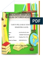 LAPORAN PJJ DARING SENI BUDAYA OKTOBER-NOVEMBER Setor