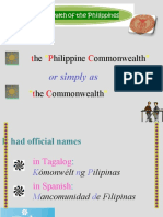 The Commonwealth of the Philippines