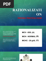 Rationalizati ON: Prefinal Practical Exam