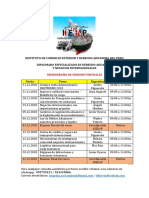 CAL ICEDAP Cronograma Diplomado NOV-DIC 2020