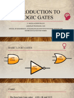 Introduction To Logic Gates