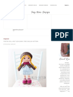 TonTon Doll and Tilda Bunny Free English Pattern - Tiny Mini Design