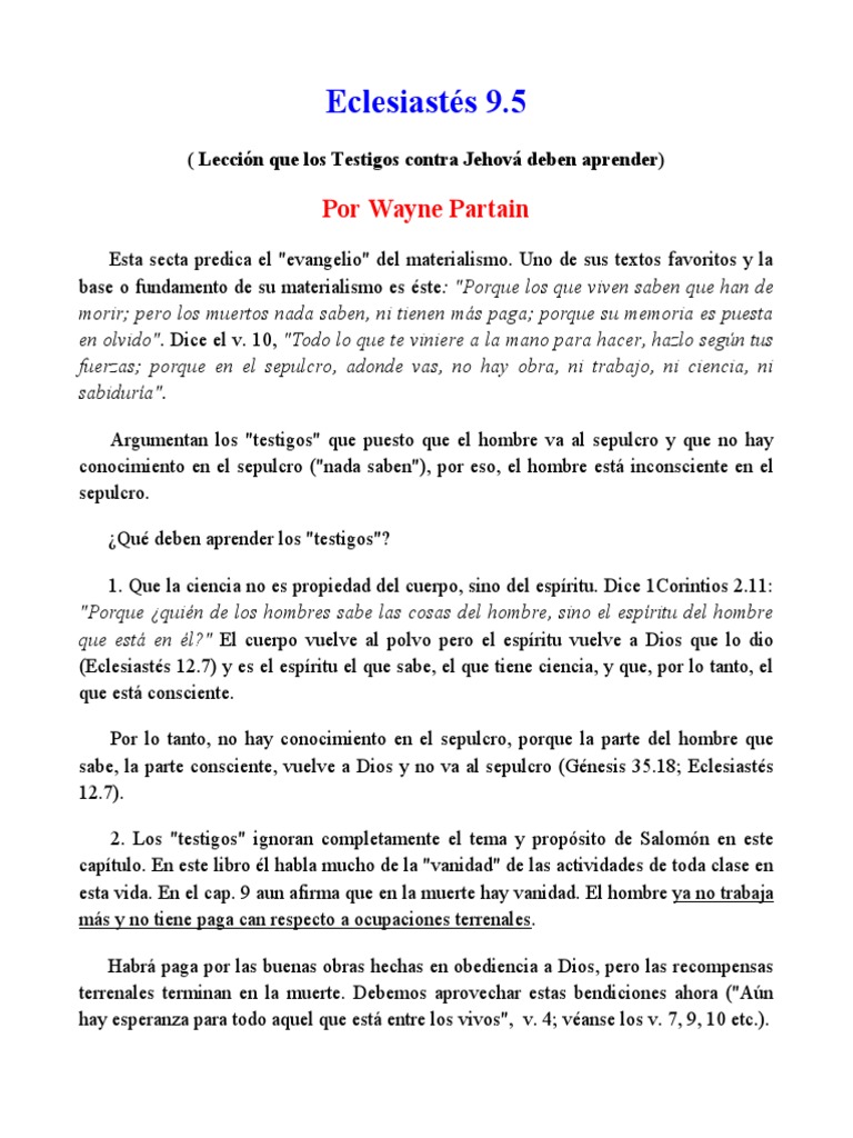 Eclesiastes 9 5 6 7 8 9