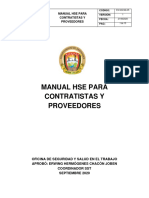 Es-Sig-Ma-05 Manual Hse para Contratistas y Proveedores