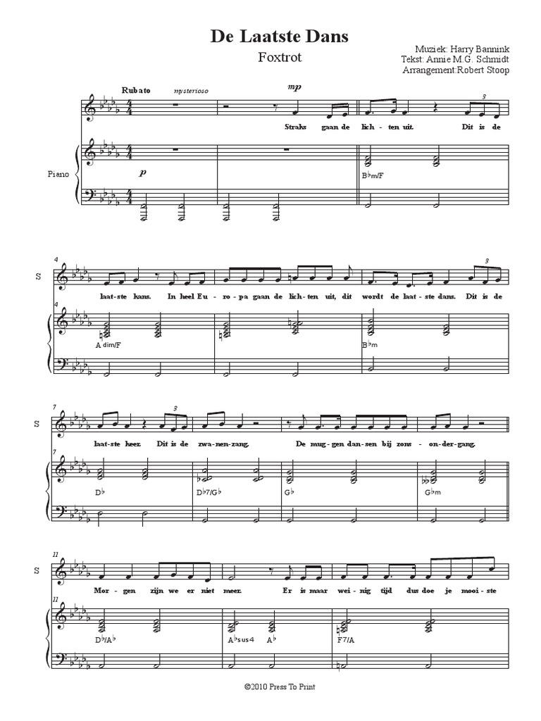 De Laatste Dans Foxtrot | PDF, image size:768x1024