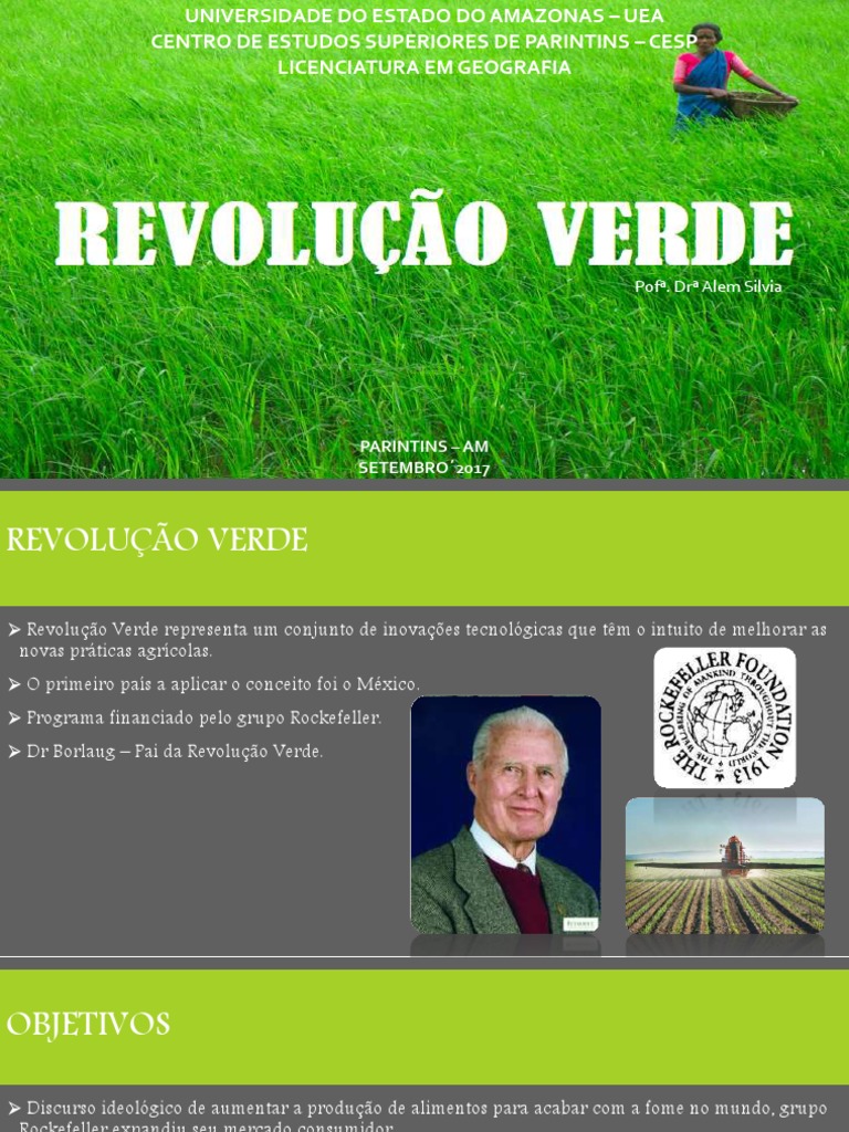 Revolução Verde | PDF | Revolução Verde | Agricultura