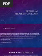 Industrial Relations Code, 2020