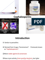 Generations of Cephalosporins With Mnemonics | PDF