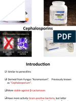 Cephalosporin Classification and Properties