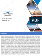 Ardmore Shipping Investor Presentation September 2019