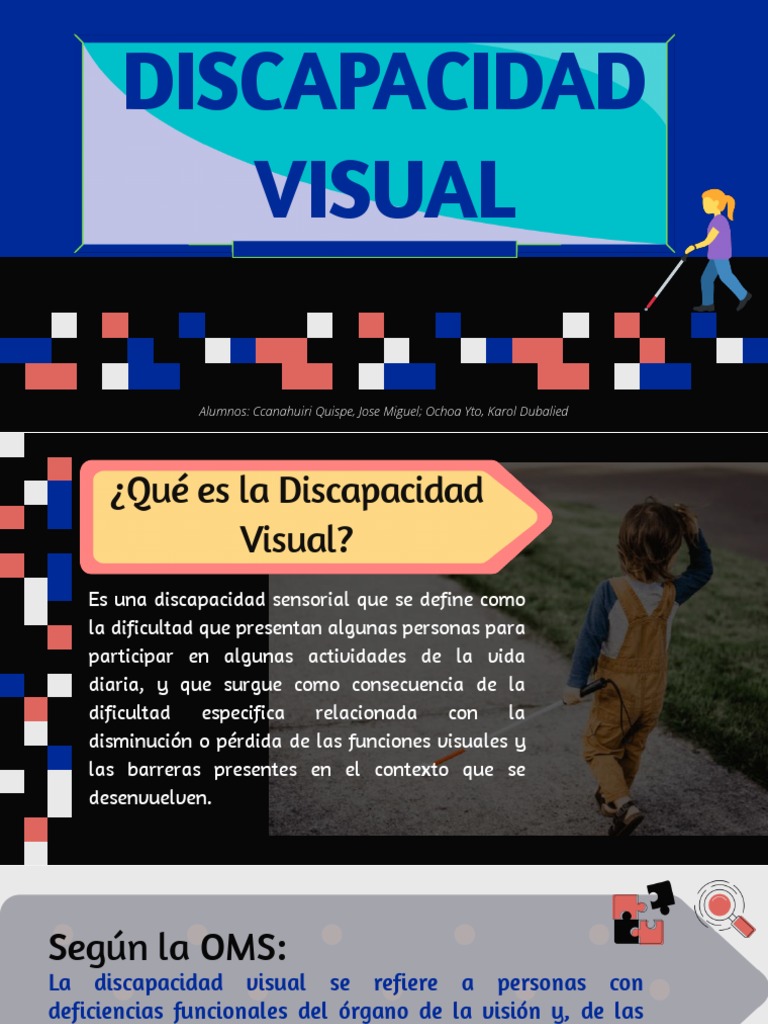 Discapacidad Visual: Definición y Causas | PDF | Percepción visual ...