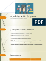 Administracion de gastos