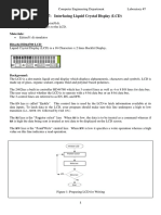 LAB-7: Interfacing Liquid Crystal Display (LCD) : Objectives