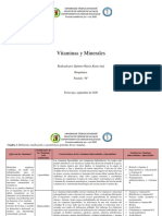 Bioquímica - Vitaminas y Minerales