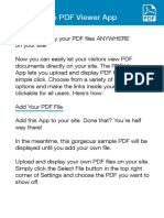 How To Use PDF Viewer App