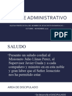 Informe Administrativo Octubre Diciembre