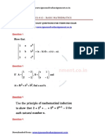 Bcs-012: Basic Mathematics: WWW - Ignousolvedassignment.co - in