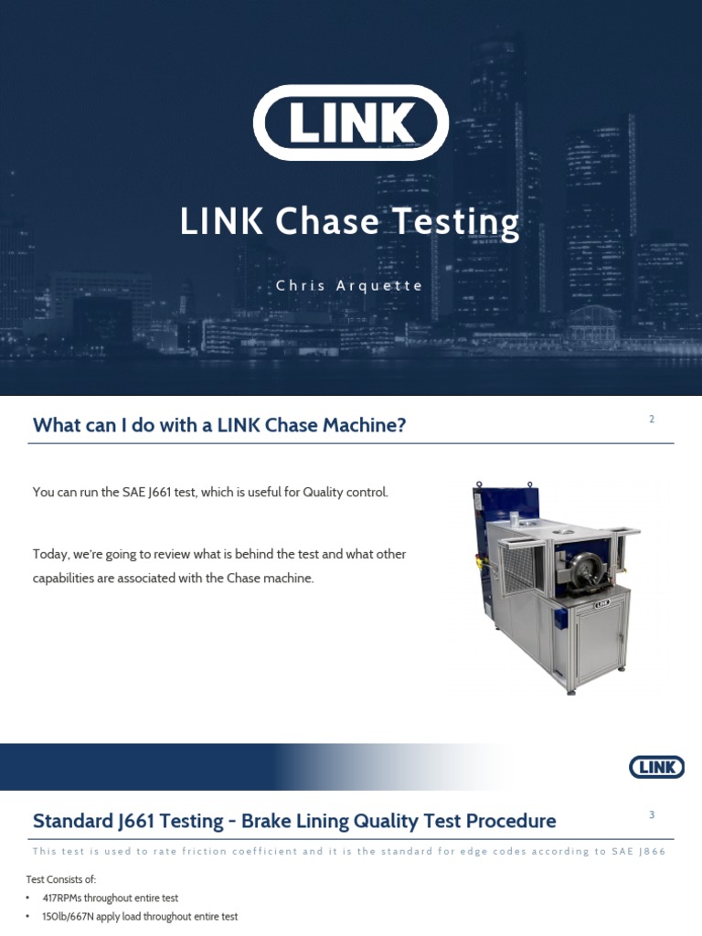 LINK Chase Machine Testing Overview | PDF | Machines | Force