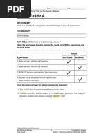 Study Guide A: Key Concept