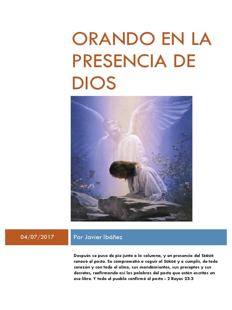 Orando en la Presencia de Dios | PDF | Oración | Dios