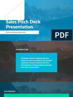 Sales Pitch Free Powerpoint Presentation Template