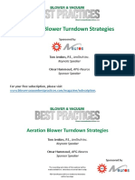 Aeration Blower Turndown Strategies: Optimizing PD and Centrifugal Blower Performance