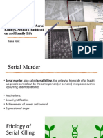 Correlation Between Serial Killings, Sexual Gratification and Family Life