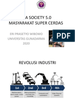 Era Society 5.0 Masyarakat Super Cerdas Dr. ERI PRASETYO WIBOWO