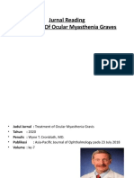 Treatment Options for Ocular Myasthenia Gravis