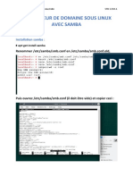 Controleur de Domaine Sous Linux Avec Samba