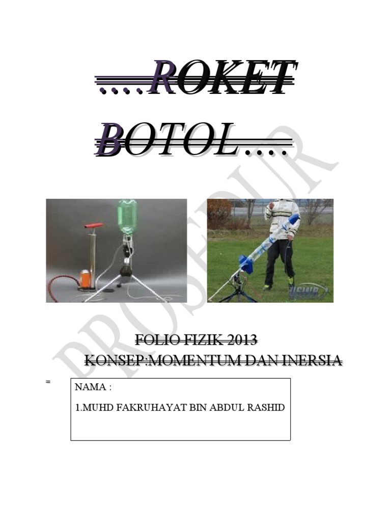Folio Fizik: Projek Roket | PDF