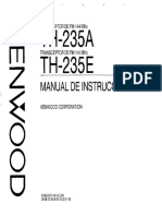 Kenwood TH-235A Spanish Equipo de Radioaficionado