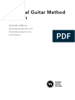 Classical Guitar Method: by Bradford Werner 2019 Edition