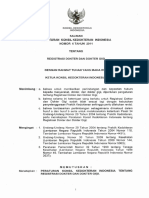 11 Peraturan KKI No 6 Tahun 2011 Tentang Registrasi Dokter Dan Dokter Gigi Indonesia