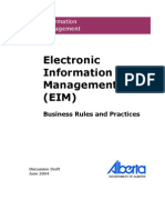 Electronic Information Management (EIM)