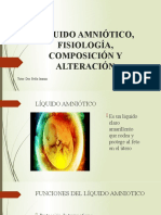Liquido Amniotico, Fisiologia, Composicion y Alteracion
