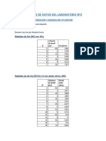 REPORTES DE DATOS DEL LABORATORIO Nº2