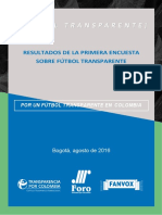 Reporte Futbol Transparente 2016