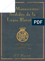 Blavatsky, Helena - Los Manuscritos Perdidos de La Logia Blavatsky