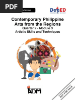 Contemporary Philippine Arts From The Regions 12 Q2 M3 Artistic