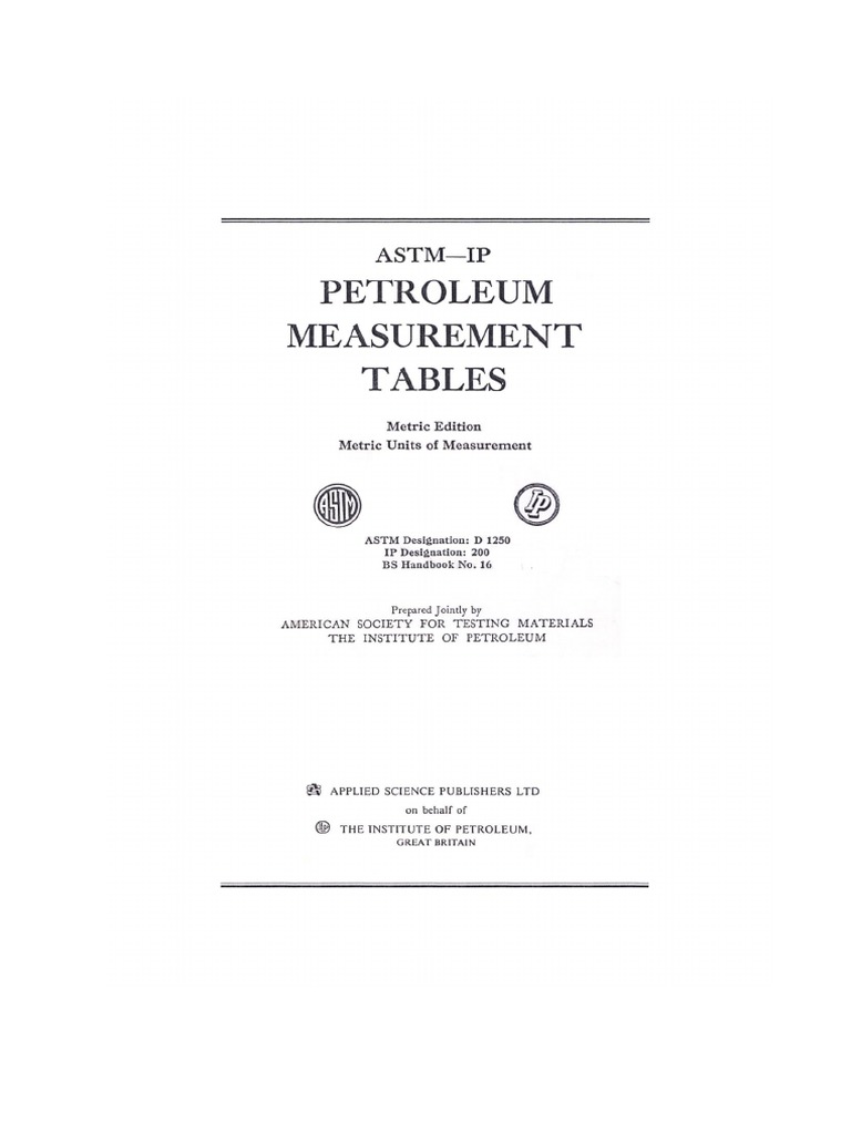 Tabel ASTM For PEM | PDF