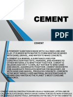 Cement Reporting 1 1 1