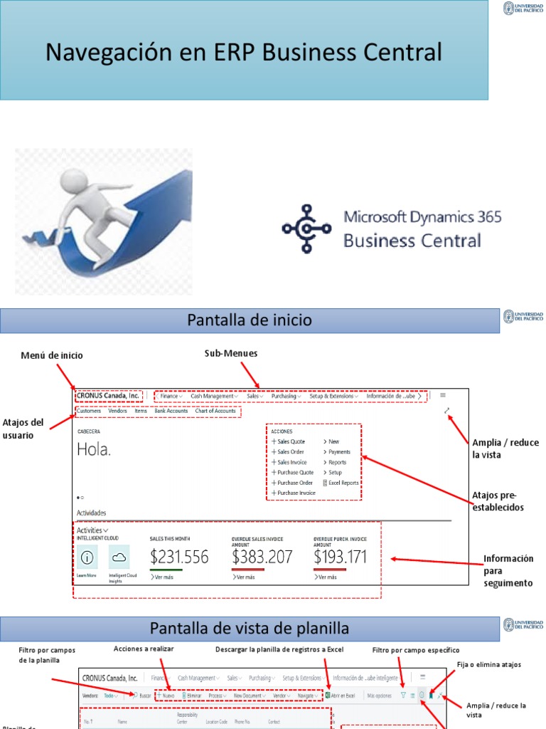 Navegacion MICROSOFT DYNAMICS | PDF | Ciencias de la Computación ...