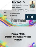 Slide Webinar Peran PMIK Dalam Menjaga Privasi Pasien, 27 Oktober 2020