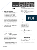 Máximo Común Divisor (MCD) : Mínimo Múltiplo (MCM)