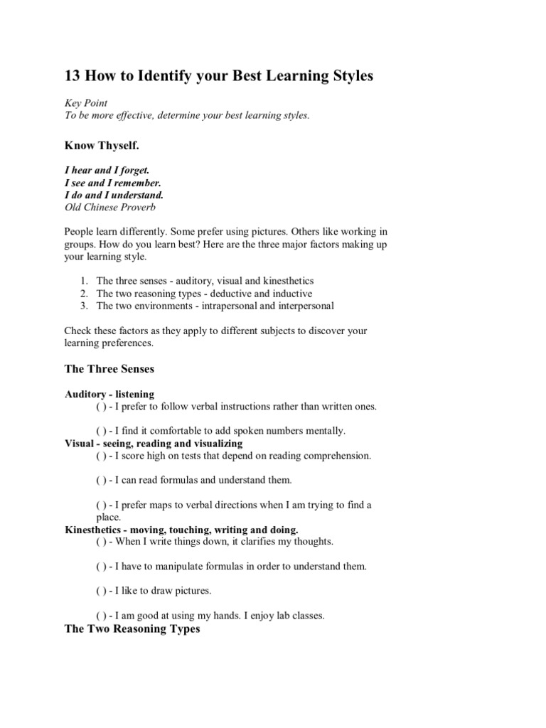 Data Processing and Analysis Guide | PDF | Learning Styles | Inductive ...